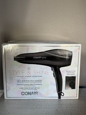 Conair Style & Shine Hair Dryer - Black